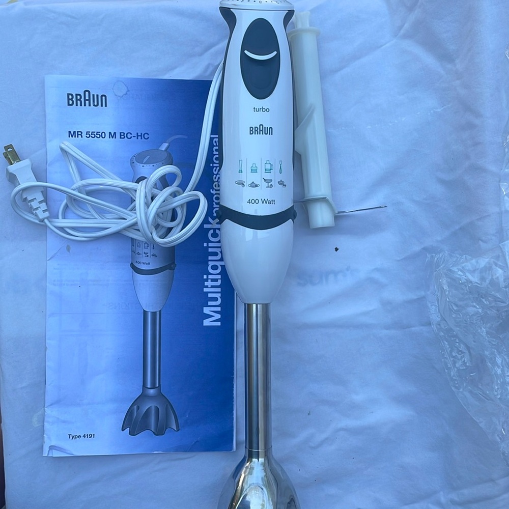 Braun MR5550MBC-HC Multiquick Professional Hand Blender